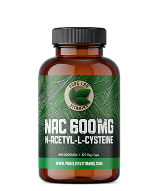 NAC N-ACETYL-CYSTEINE 600mg 120 vegi-caps