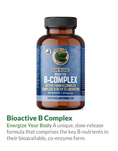 Bioactive B-Complex Slow Release 60 Vegi-Caps