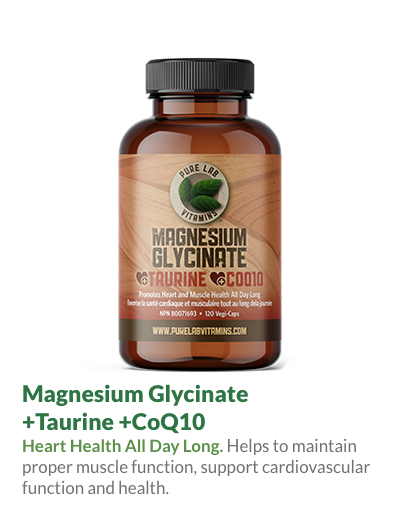 Magnesium Glycinate + Taurine + CoQ10 120 Vegi-Caps