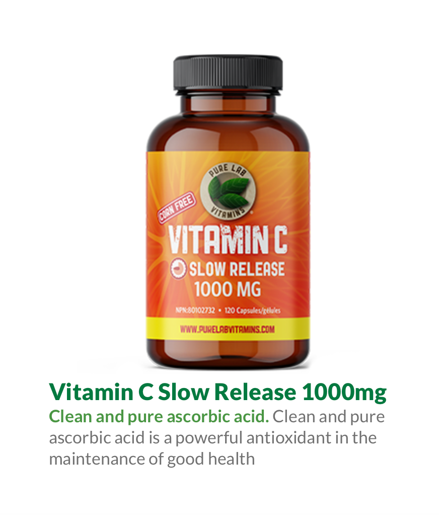 Vitamin C Slow Release 1000mg. 120 Vegi-Caps