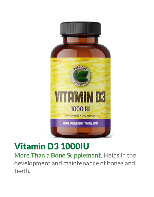 Vitamin D3 1000 IU 360 Vegi-Caps